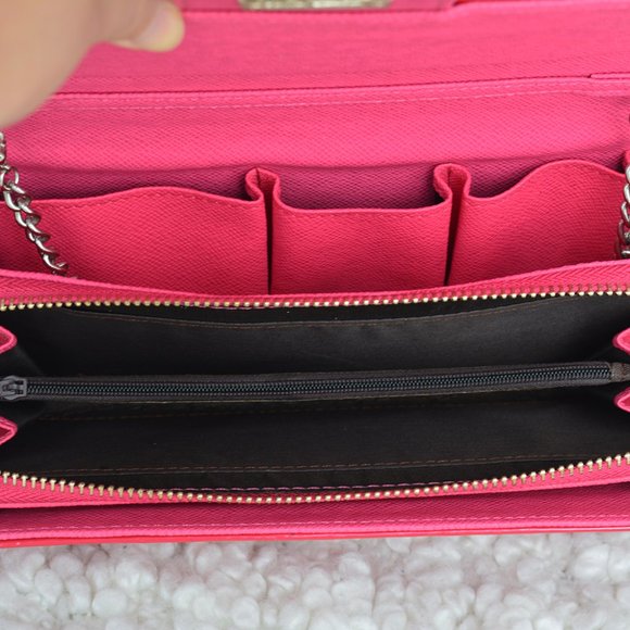 NWOT Hot Pink Clutch Purse - Picture 5 of 7